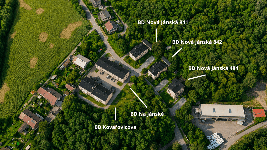 Lokalita Rezidence Na Jánské na mapě