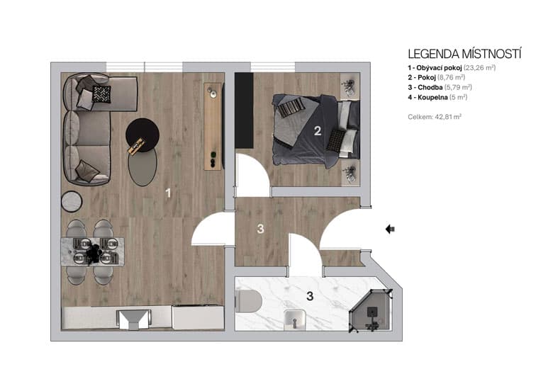 Apartment floor plan