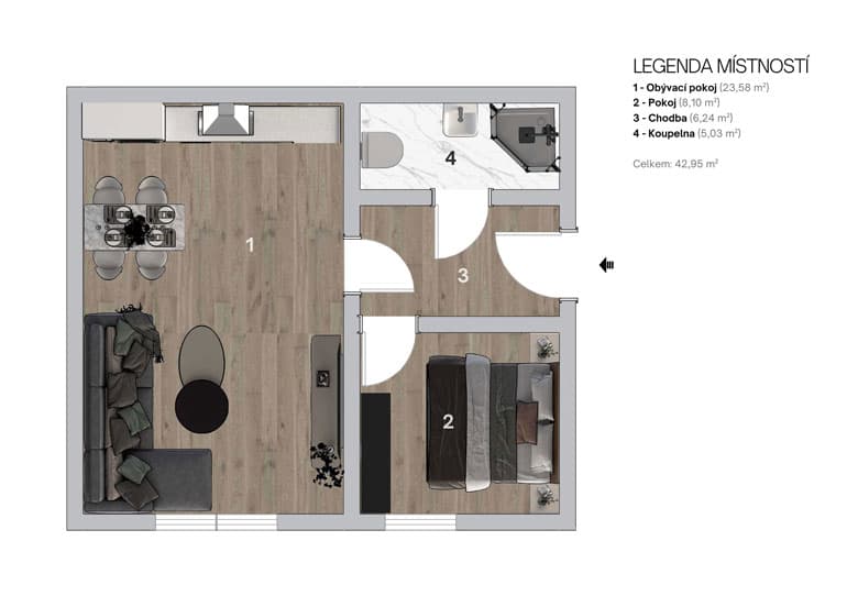 Apartment floor plan