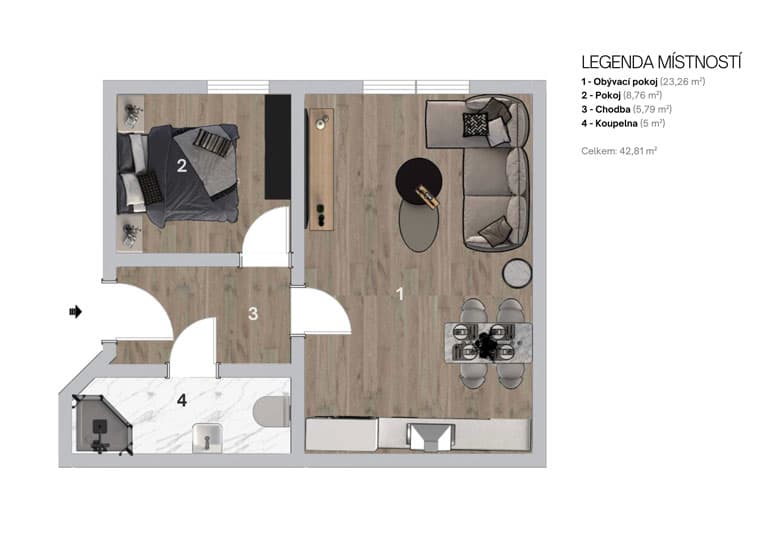 Apartment floor plan