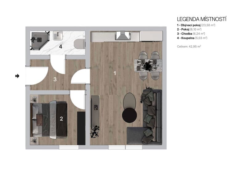 Apartment floor plan
