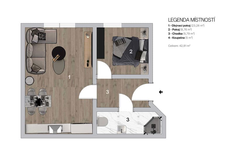 Apartment floor plan