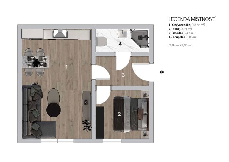 Apartment floor plan