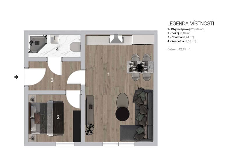 Apartment floor plan