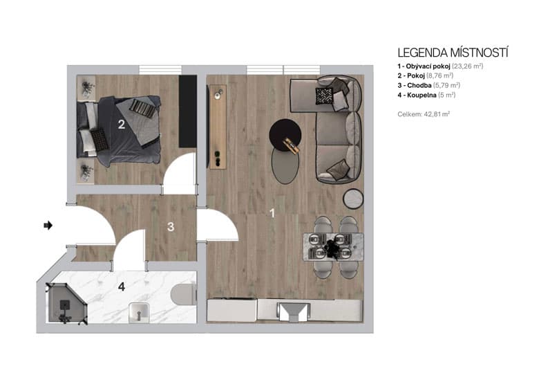 Apartment floor plan