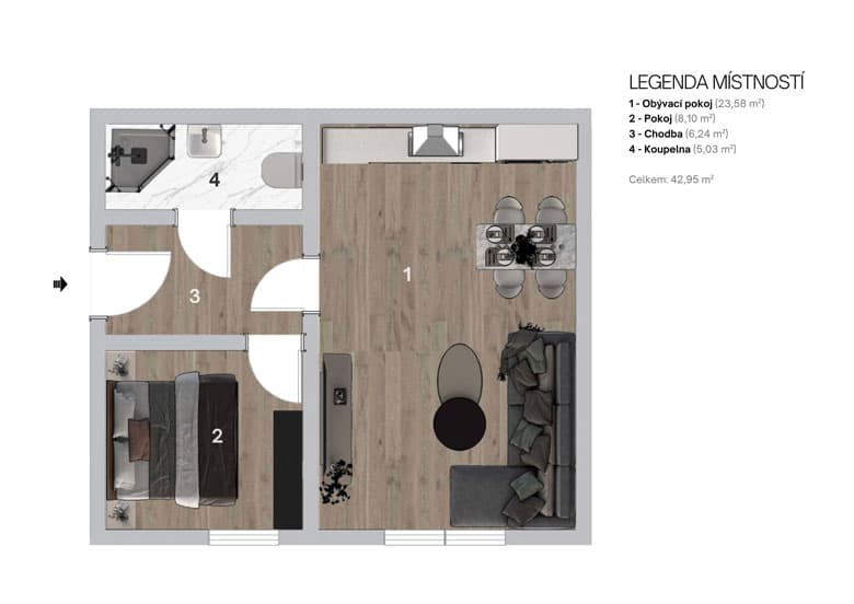 Apartment floor plan