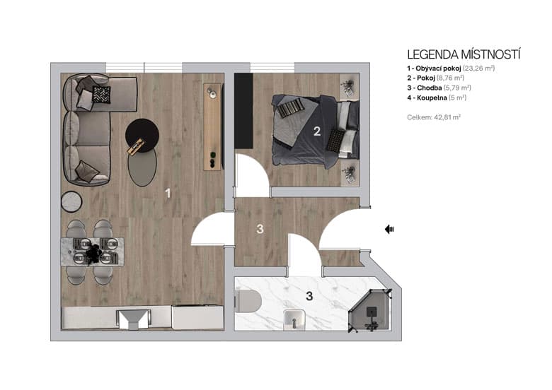 Apartment floor plan