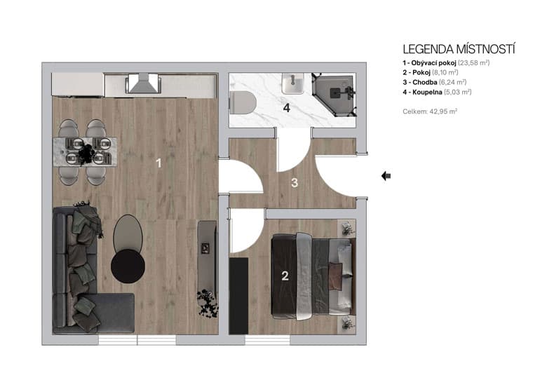 Apartment floor plan