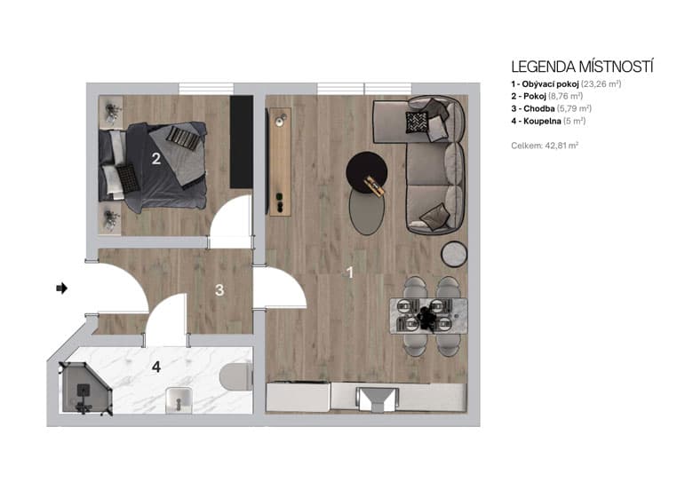Apartment floor plan