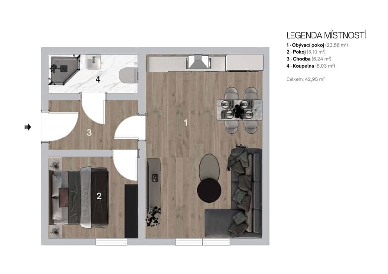 Apartment floor plan