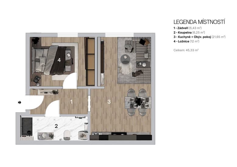 Apartment floor plan