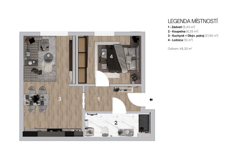 Apartment floor plan