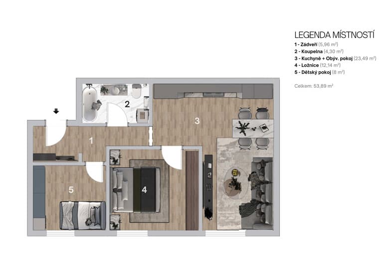 Apartment floor plan
