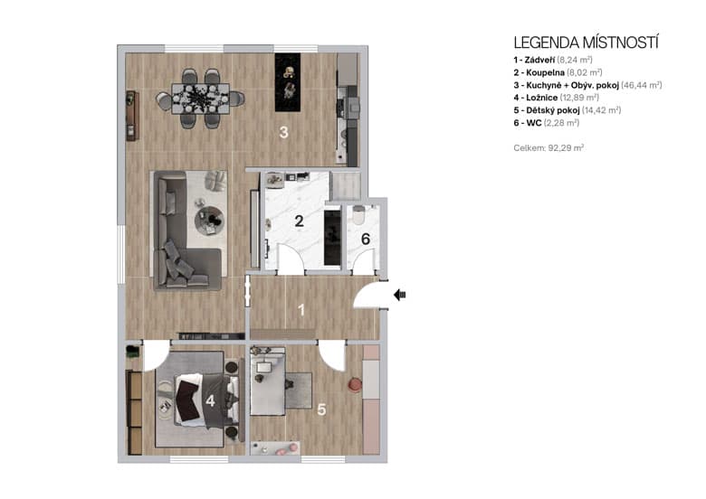 Apartment floor plan