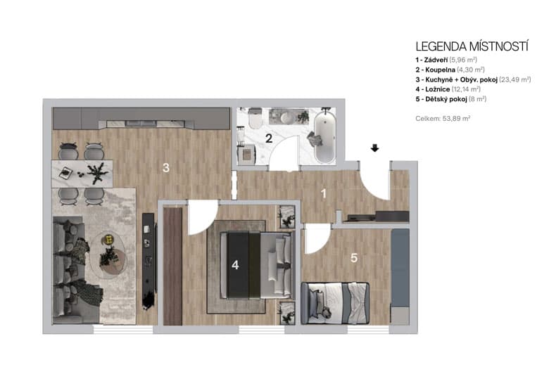 Apartment floor plan