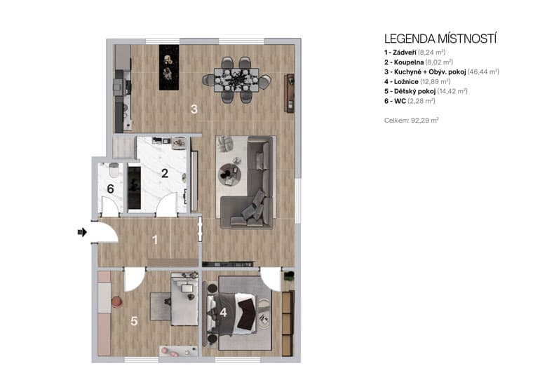 Apartment floor plan
