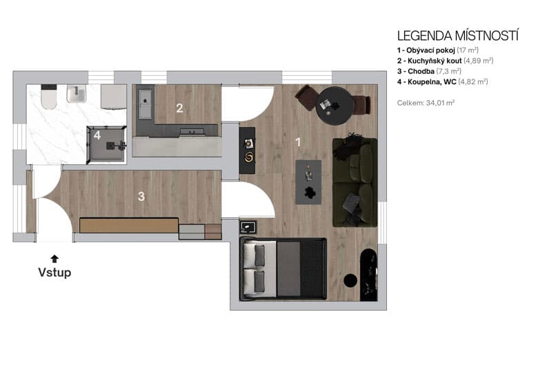 Apartment floor plan