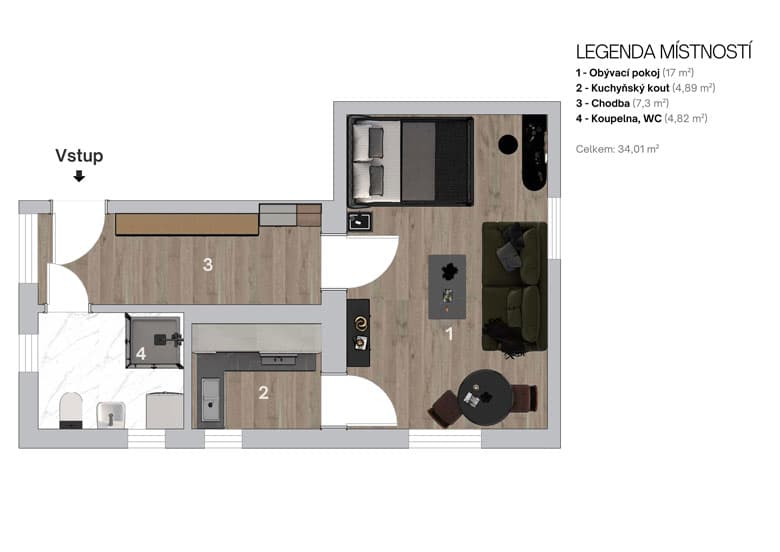 Apartment floor plan