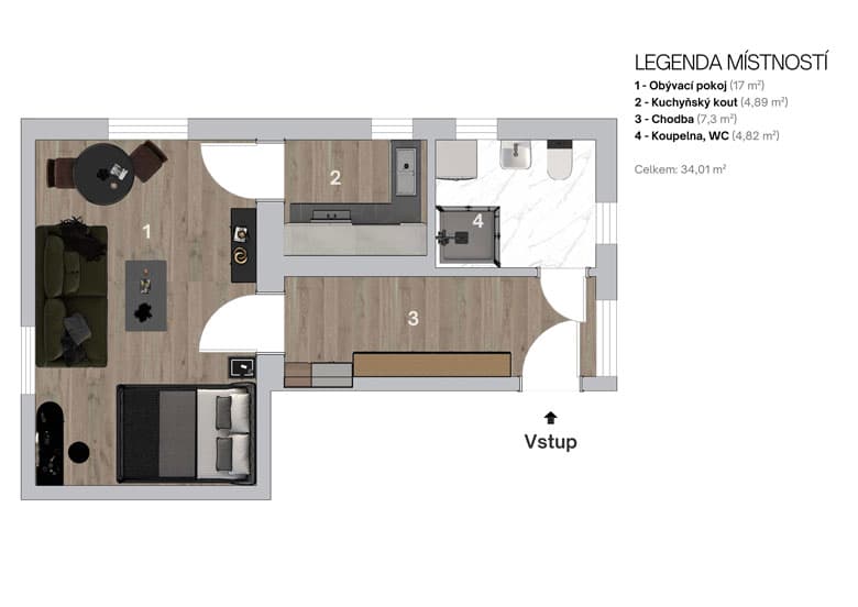 Apartment floor plan