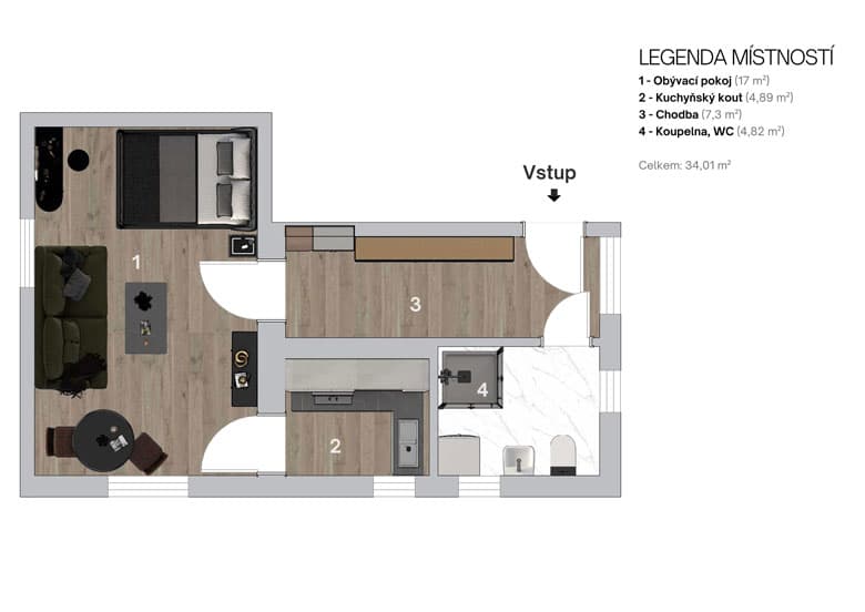 Apartment floor plan