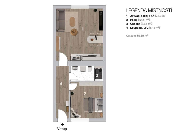Apartment floor plan