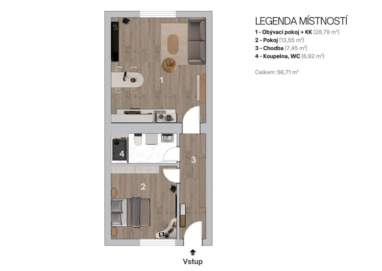 Apartment floor plan