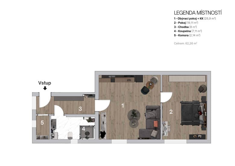 Apartment floor plan