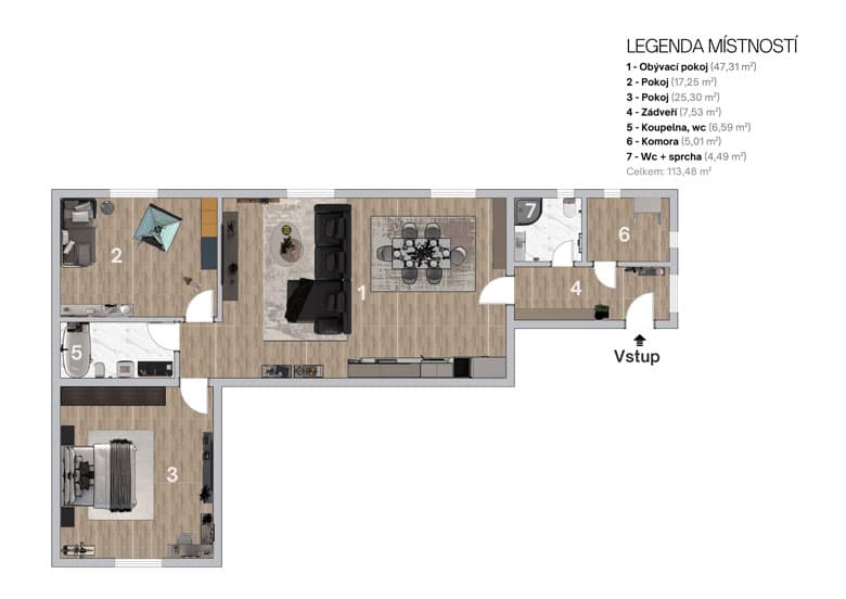 Apartment floor plan