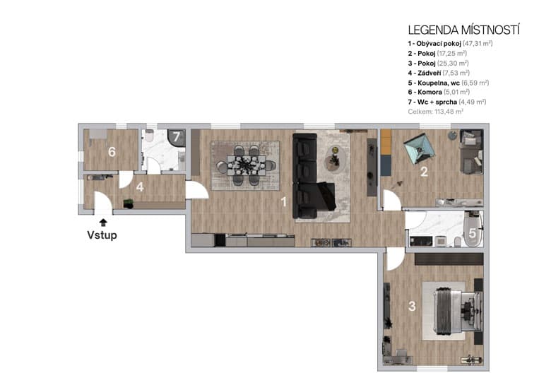 Apartment floor plan