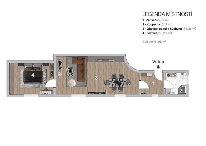 Apartment floor plan
