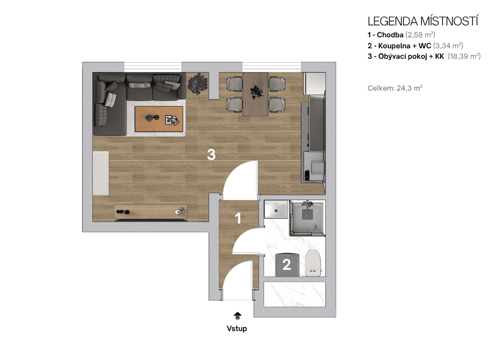 Apartment floor plan