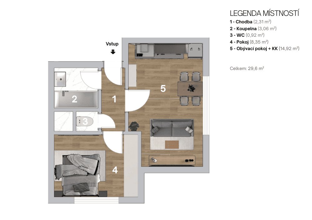 Apartment floor plan