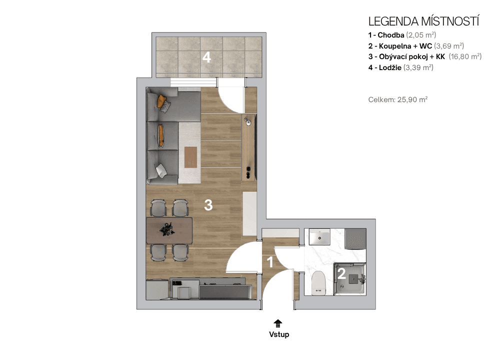 Apartment floor plan