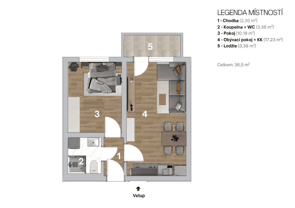 Apartment floor plan