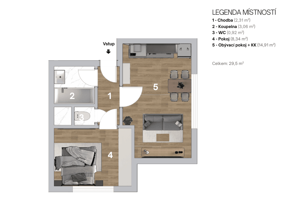 Apartment floor plan