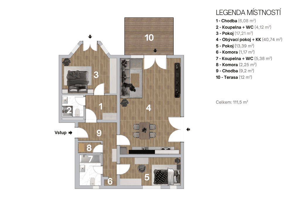 Apartment floor plan