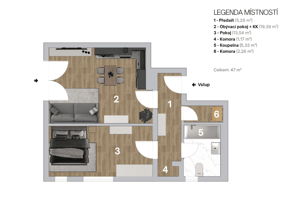 Apartment floor plan