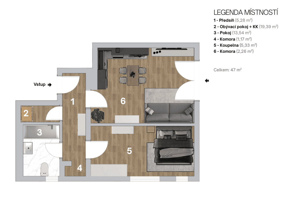Apartment floor plan