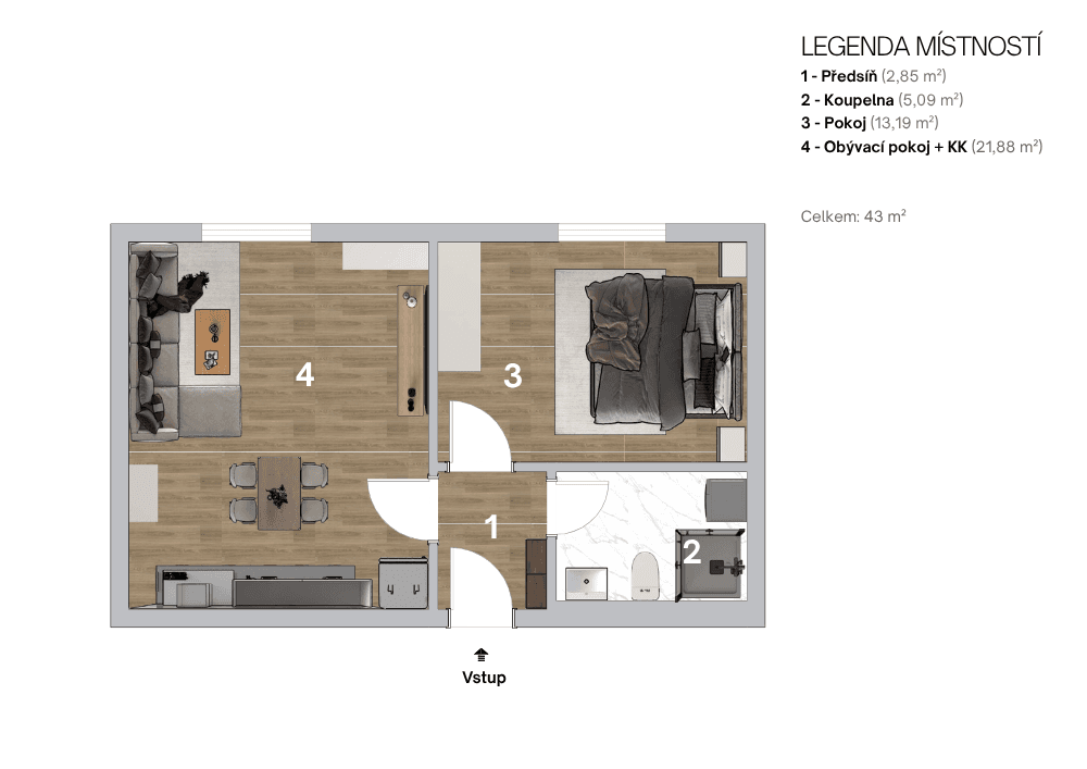 Apartment floor plan